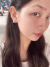 LnieerS999足银方形几何耳扣女小众设计高级感耳环养耳洞免摘耳钉银耳圈 几何耳扣【999足银】 实拍图