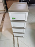 爱丽思（IRIS）塑料抽屉式收纳柜爱丽丝缝隙整理柜客厅厨房卧室窄型衣物储物柜丝 4层 浅茶/白【面宽32cm】 实拍图