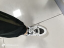 鸿星而克断码真皮运动鞋女2022夏季轻便网面薄款休闲百搭网鞋 白黑 单网面 38 实拍图