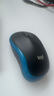罗技（Logitech）M185鼠标 无线鼠标 办公鼠标 对称鼠标 黑色蓝边 带无线2.4G接收器 实拍图