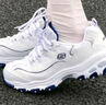 斯凯奇（Skechers）女鞋夏季厚底老爹鞋百搭透气熊猫鞋软底舒适外穿休闲运动鞋11959 实拍图