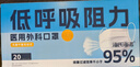 海氏海诺低呼吸阻力医用外科口罩春夏季透气防过敏防晒口罩独立装白色3盒 实拍图