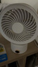 齐心（COMIX）台式电风扇空气循环扇桌面小风扇广角宿舍摇头电风扇节能轻音小型学生宿舍床上用超长续航 WT-F70 实拍图