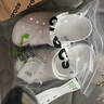 卡骆驰crocs洞洞鞋贝雅男鞋女鞋轻便耐磨一脚蹬拖鞋休闲鞋|10126 黑色-001 39 (240mm) 实拍图
