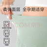 十月结晶孕妇裤孕妇装夏季冰丝安全裤防走光高腰打底裤透气短裤薄款黑色XL 实拍图