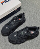 FILA 斐乐猫爪鞋4代女鞋老爹鞋情侣运动鞋复古时尚休闲鞋网面透气 【女款】黑-BK 36.5 实拍图