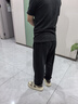 李宁速干凉爽健身运动裤男子纯色百搭舒适简约宽松休闲跑步长卫裤 【夏款】束脚-黑729-1 S (男165) 实拍图