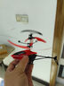儿童感应无人机直升飞机遥控飞机室内手势悬浮耐摔充电无人机 红色【感应版】不能遥控 实拍图