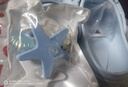名创优品（MINISO）洞洞鞋女款2025新款eva防滑防臭沙滩鞋增高凉拖鞋女夏季外穿 天空蓝+海星 38-39 实拍图