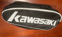 Kawasaki川崎羽毛球拍包双肩背包网球拍包6支装独立鞋袋大容量8682D黑蓝色 实拍图