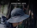 战术鸟(轻薄透气)大头围夏季户外渔夫帽男徒步登山防晒帽子女薄遮阳钓鱼 实拍图