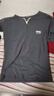 JEEP SPIRIT吉普T恤男夏季短袖男士V领纯色上衣透气短袖T恤男款 深灰色 2XL  实拍图