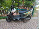 立马电动摩托车【CCTV大国品牌】极昂 77KM续航1500W电机96V20Ah铅酸电池爬坡王电动车 钛金绿 实拍图