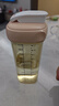 HEGEN海格恩吸管杯儿童水杯学饮杯奶瓶1-3-6岁直饮吸管婴儿宝宝牛奶杯 【健康坐姿】 330ml 吸管杯-天使粉 实拍图