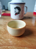 瓷牌茗茶具（cipaiming teaset）哥窑茶杯小号品茗杯家用闻香杯主人杯单杯开片可养功夫茶具配件 《秘色黄哥窑》禅定杯-6个装 实拍图