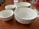 佩尔森（CERAMICS）饭碗家用创意日式菜盘家用陶瓷面碗汤碗釉下彩菜盘子碗盘餐具套装 5英寸饭碗-1个 实拍图