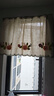 尚策小花朵ins厨房半帘法式蕾丝短帘文艺风田园半透光门帘白色纱窗帘 田园小花短帘 110*60cm 实拍图