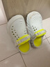 卡骆驰crocs洞洞鞋贝雅卡骆班轻便耐磨一脚蹬休闲鞋|205089 冬日白/彩色-1LI 41 /42(260mm) 实拍图
