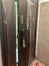 富德森 防盗门甲级入户门卧室门 全自动智能大门 安全门 铝排拼接+胡桃色5D流沙仿木纹子母门单门 3D人脸识别高清猫眼解锁F01 定制门(详细请咨询客服) 包邮/包测量/包安装 实拍图