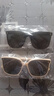 网红GM同款大脸显瘦男女墨镜网红街拍非偏光太阳眼镜紫外线潮流框 黑色+白色【共2副】 实拍图