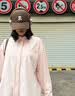 小野和子【关晓彤同款】防晒衬衫宽松夏季新款冰丝防晒衣时尚防晒服轻薄 【轻薄抗皱】樱花粉 M 偏小尺码建议拍大一码 实拍图