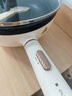 美的（Midea）电炒锅 电火锅 电蒸锅 电煮锅 家用多用途炒菜专用锅 4L一体电热锅不粘锅 HGE2811B 配蒸笼木铲 实拍图