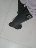 雨鞋女款成人高筒雨靴防滑水鞋长筒防水防臭加绒水靴 黑色 S （35-36） 23CM 实拍图