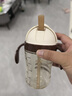 世喜儿童吸管杯直饮刻度牛奶杯PPSU重力球大宝宝外出杯盖水杯1-3岁 实拍图