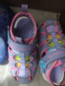 Skechers斯凯奇夏季童鞋女童凉鞋包头护脚透气魔术贴沙滩鞋公主鞋302721L 实拍图