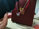 央创时尚中国黄金蝴蝶银项链女生小众轻奢七夕情人节生日礼物送女友s925 【蝴蝶项链单品】精美礼盒装 实拍图