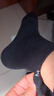 禾素时代国标3A级抗菌袜秋冬长款男中筒抑菌防臭袜西装棉袜子   6黑色 实拍图