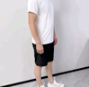 鸿星尔克短袖男夏季新款冰感速干衣跑步健身休闲百搭t恤衫运动上衣T恤男士 正白-冰感吸湿排汗 L 实拍图