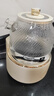 World Kitchen康宁养生壶 全玻璃恒温壶煮茶壶煮茶器1L 办公室热牛奶神器保温壶家用花茶壶烧水壶电热水壶煮水壶 【标准款】【24小时预约丨自动保温】 1L 实拍图