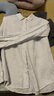 无印良品（MUJI）女式 汉麻水洗衬衫领长袖衬衫女士衬衣外套外衣 25年夏季女装上衣 黑色 M （160/84A） 实拍图