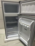 奥克斯小冰箱家用小型迷你冷藏冷冻两用出租房宿舍用节能省电寝室办公室电冰箱 【升级净化去味】48A166DW银【节能省电】 实拍图