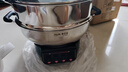 奥克斯（AUX）电炒锅一体多用途锅加深大容量大功率家用加厚304食品级不锈钢多功能电煮锅电蒸锅火锅电热锅 标准款-34cm双笼【推荐6-10人】26L 实拍图