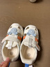 Ginofu童鞋男女婴幼儿凉鞋包头1-2岁2025夏季儿童宝宝学步鞋透气机能鞋 K1212蓝色【夏季镂空】 22 内长15.3脚长14.4-14.8 实拍图