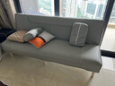 徽月（no） 多功能沙发床坐卧两用可折叠单人床双人位客厅小户型简易沙发 猫抓皮 · 浅灰 【炫彩海绵款】1.8米长X1米宽 实拍图