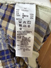 无印良品（MUJI）女式 马德拉斯格纹 宽摆裙长半身裙女装裙子25年夏季款BE1XKA5S 象牙色格纹 M (160/66A) 实拍图