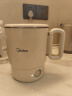 美的（Midea）便携烧水壶电水壶折叠电热水壶 旅行出差电热水杯 0.7L无缝304不锈钢泡面杯冲奶SH07S104 实拍图