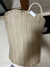 优勤（YOUQIN） 脏衣篮仿藤编脏衣篓脏衣服收纳筐家用衣篓放衣框衣物收纳神器 米白色-高38cm 实拍图