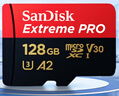 闪迪（SanDisk）128GB TF（MicroSD）内存卡A2 4K V30 U3 C10 至尊超极速移动存储卡 读速200MB/s 写速90MB/s 实拍图