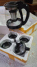 【京东物流】茶壶套装整套茶具大容量玻璃茶杯带滤网耐高温泡茶具 2000ML一壶+四杯套装 实拍图