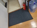 迪茵（DIYIN）防滑垫入户门脚垫防水吸水地垫迎宾除尘门垫 条纹灰无字80*120cm 实拍图