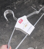第6金（DEMETAL）不锈钢衣架304晾衣架加粗衣服架挂钩晒衣架防风内衣服挂架子衣撑 4MM特粗（42cm衣架）304不锈钢 10个装 实拍图