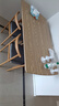 全品屋餐桌椅组合家用饭桌子小户型简约公寓快餐出租商用长方形电脑桌 原木色 140cm 【宽80CM】一桌四椅 实拍图