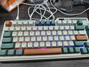珂芝（KZZI）K75机械键盘有线蓝牙无线2.4G三模gasket结构82键75配列PBT键帽电竞游戏RGB光时光机版TTC烈焰紫轴 实拍图