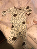 迷你木木屋儿童睡衣春夏男童女童薄家居服套装宝宝夏天薄款服装 小熊头 100 实拍图