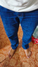 真维斯（Jeanswest）牛仔裤男2026春夏薄款冰丝时尚潮牌直筒宽松长裤男装长裤子蓝色30 实拍图