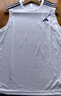adidas简约速干舒适运动健身圆领背心男装夏季阿迪达斯官方 白   M   实拍图